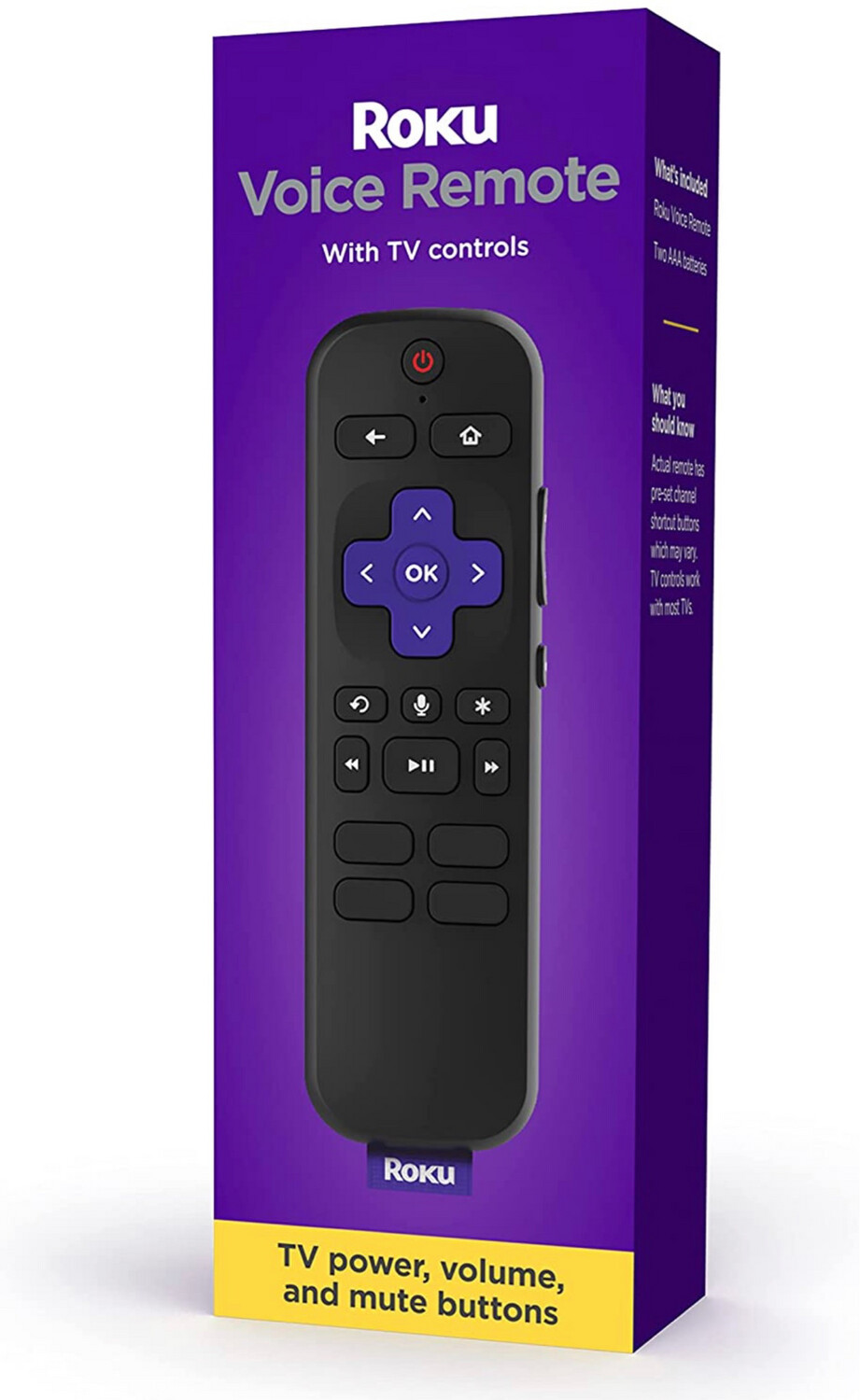 ROKU OEM Remote With TV Controls
