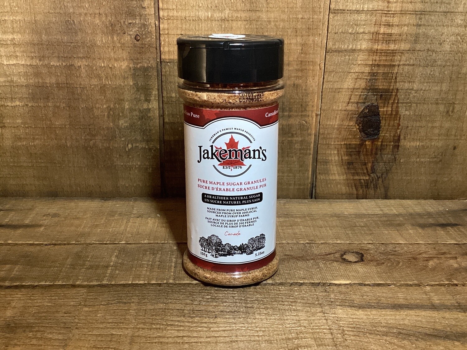 Jakeman’s - Granulated Maple Sugar Shaker 150g