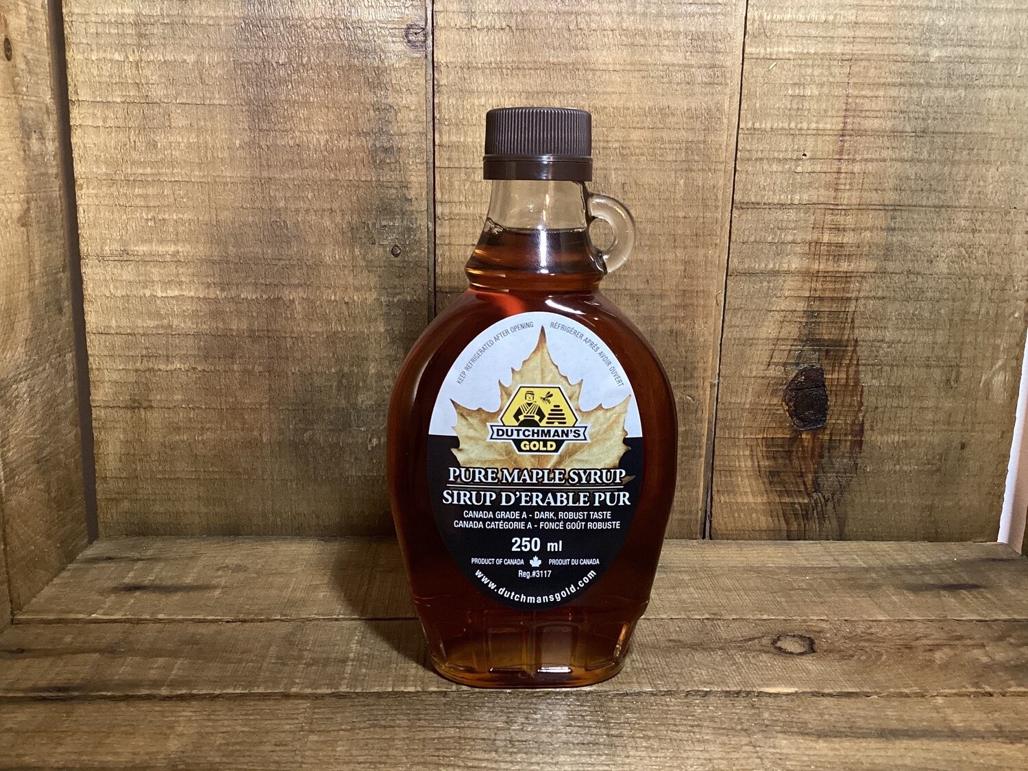 Dutchman’s Gold - Maple Syrup - Glass, Size: 250ml