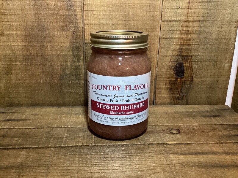 Country Flavour - Stewed Rhubarb 500ml