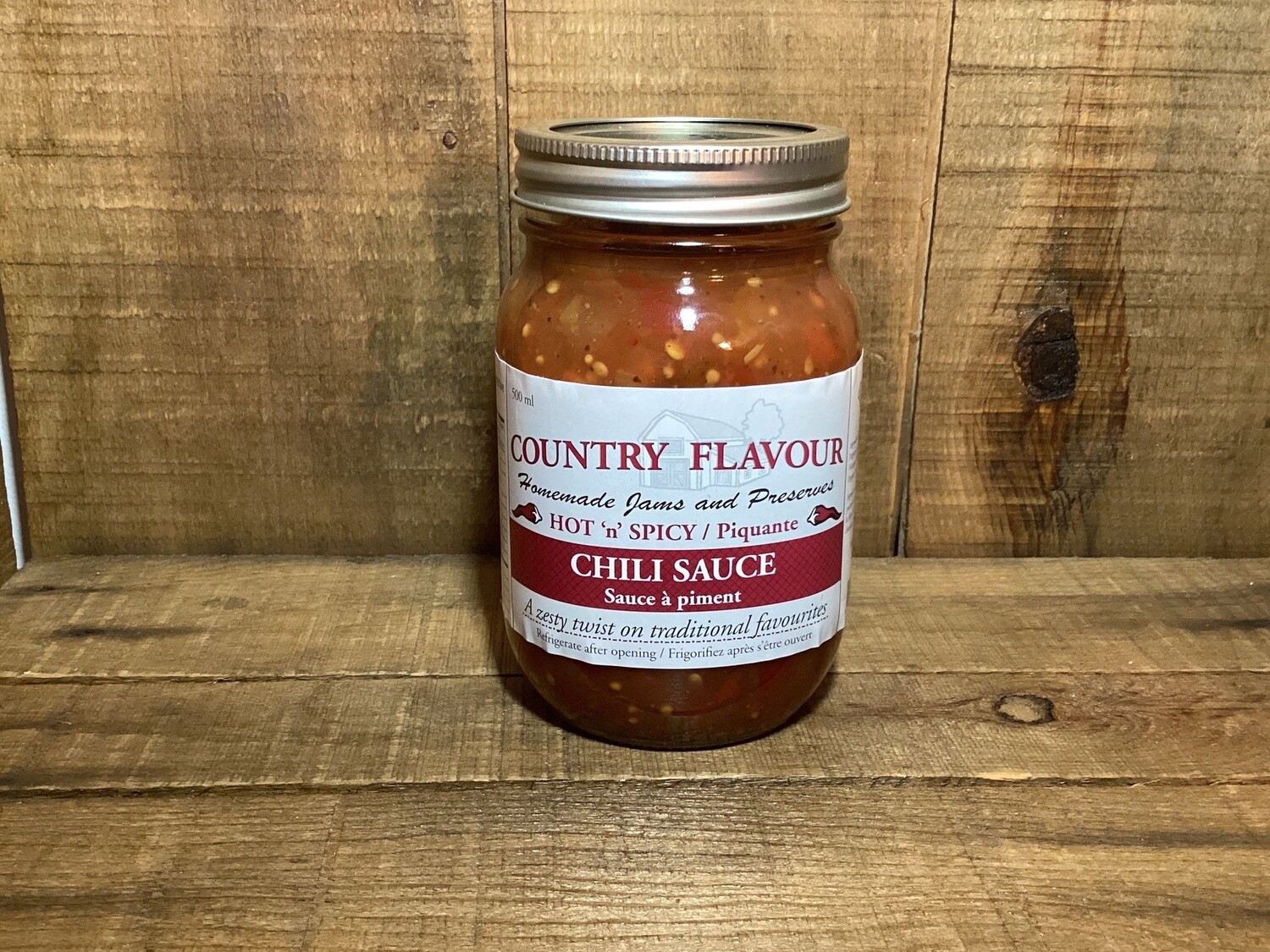 Country Flavour - Hot n Spicy Chili Sauce 500ml