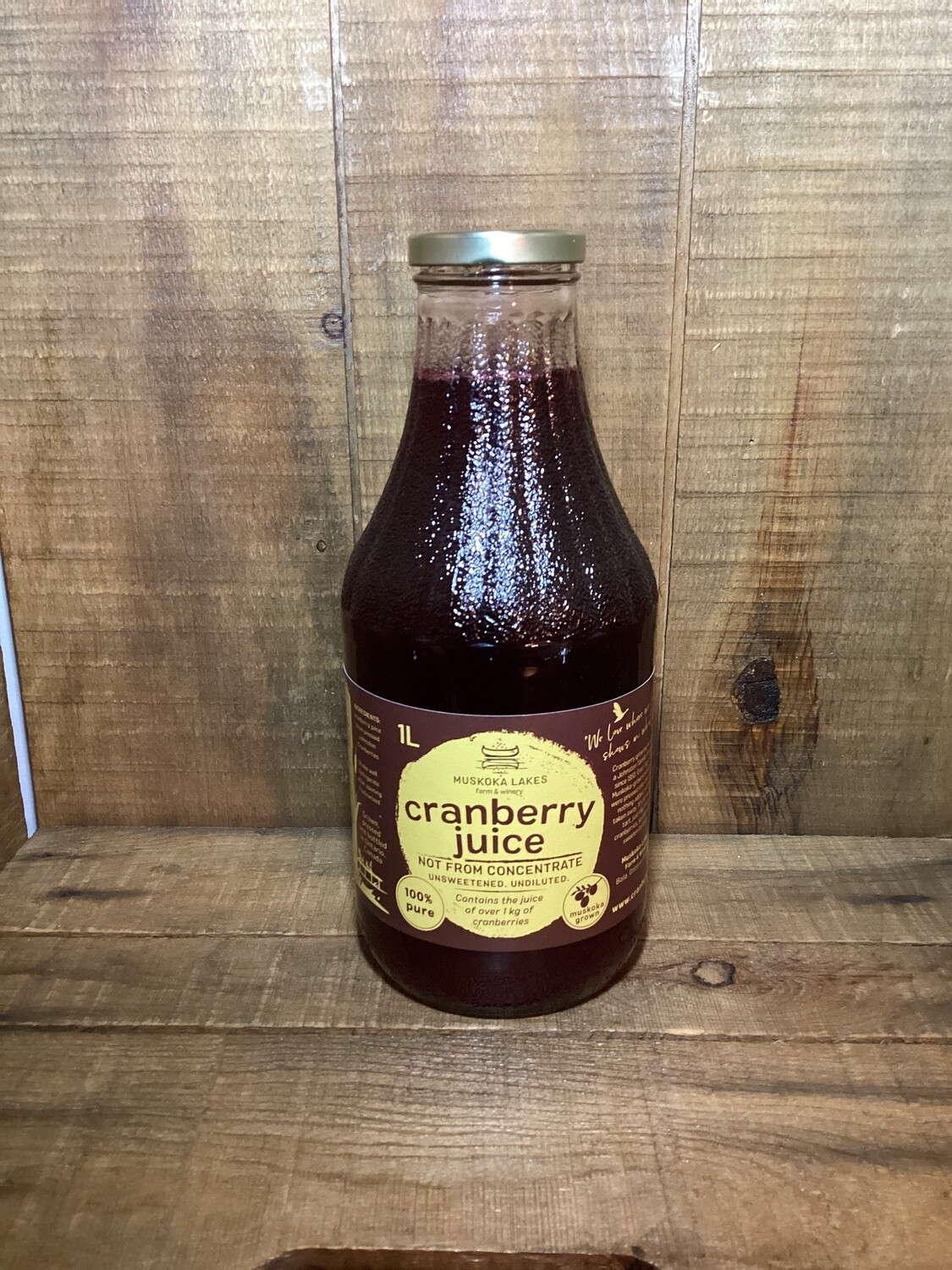 Muskoka Lakes - Cranberry Juice - 1L