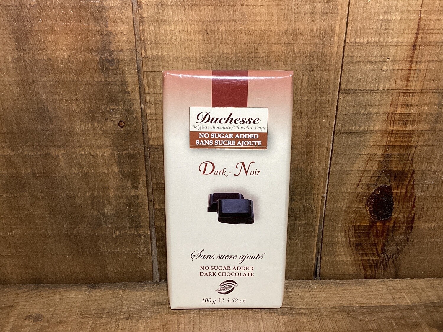 Duchesse - No Sugar Added Dark Chocolate - 100g