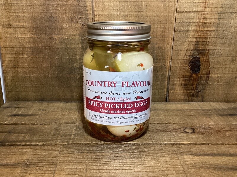 Country Flavour - Hot Pickled Eggs 500ml