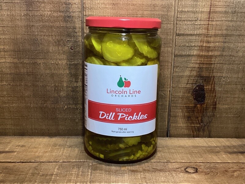Sliced Dill Pickles - 750ml