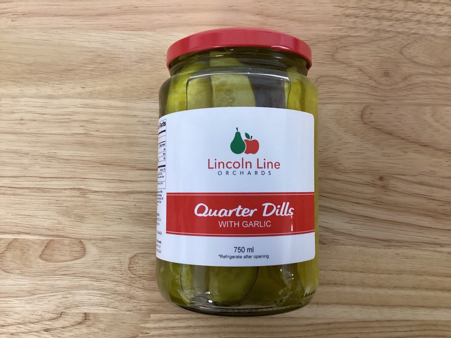 Quarter Dills with Garlic 750ml
