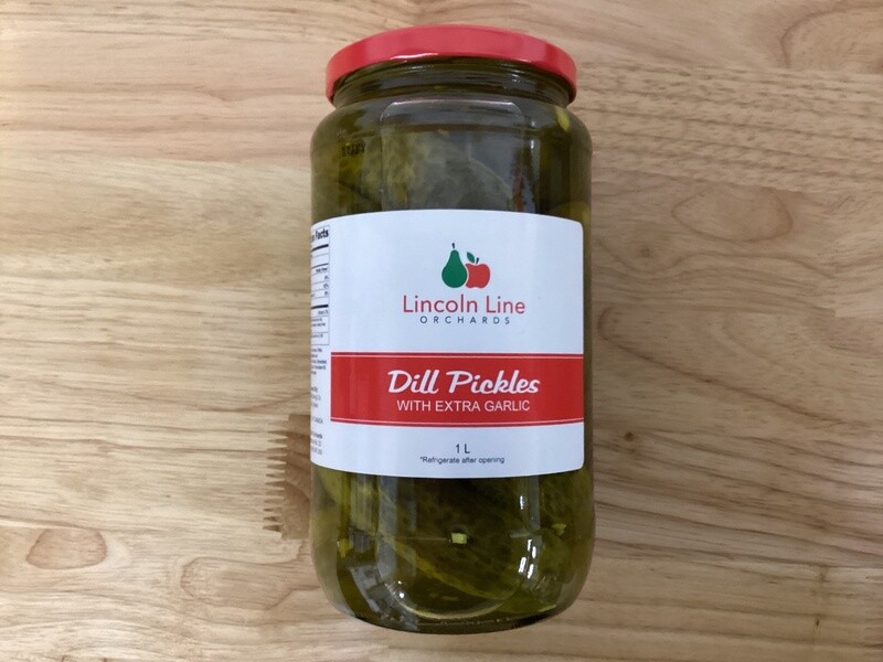 Dill Pickles with Extra Garlic 1L