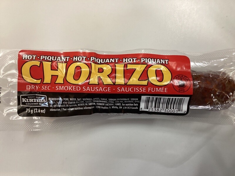 Great Canadian Meat - Chorizo Hot - 75g