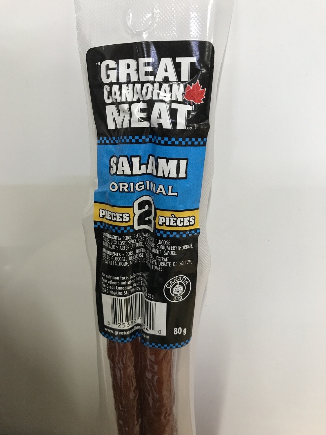 Great Canadian Meat - Salami Original - 80g