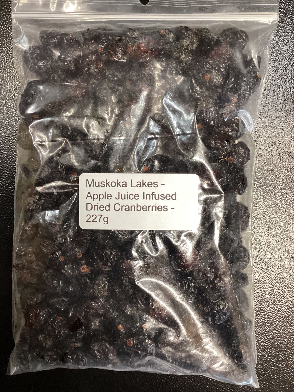 Muskoka Lakes - Apple Juice Infused Dried Cranberries - 227g