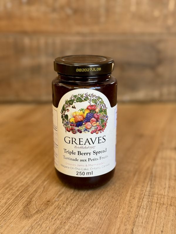 Greaves - Triple Berry Jam - 250ml