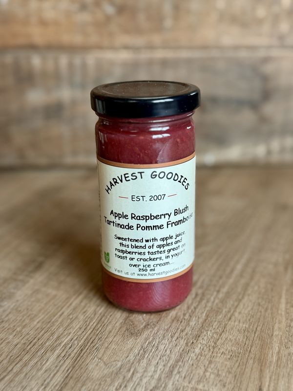 Harvest Goodies - NO SUGAR ADDED - Apple &amp; Raspberry Blush Jam - 250ml