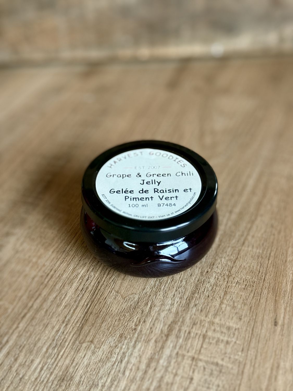 Harvest Goodies - Grape &amp; Green Chili Jelly - 100ml
