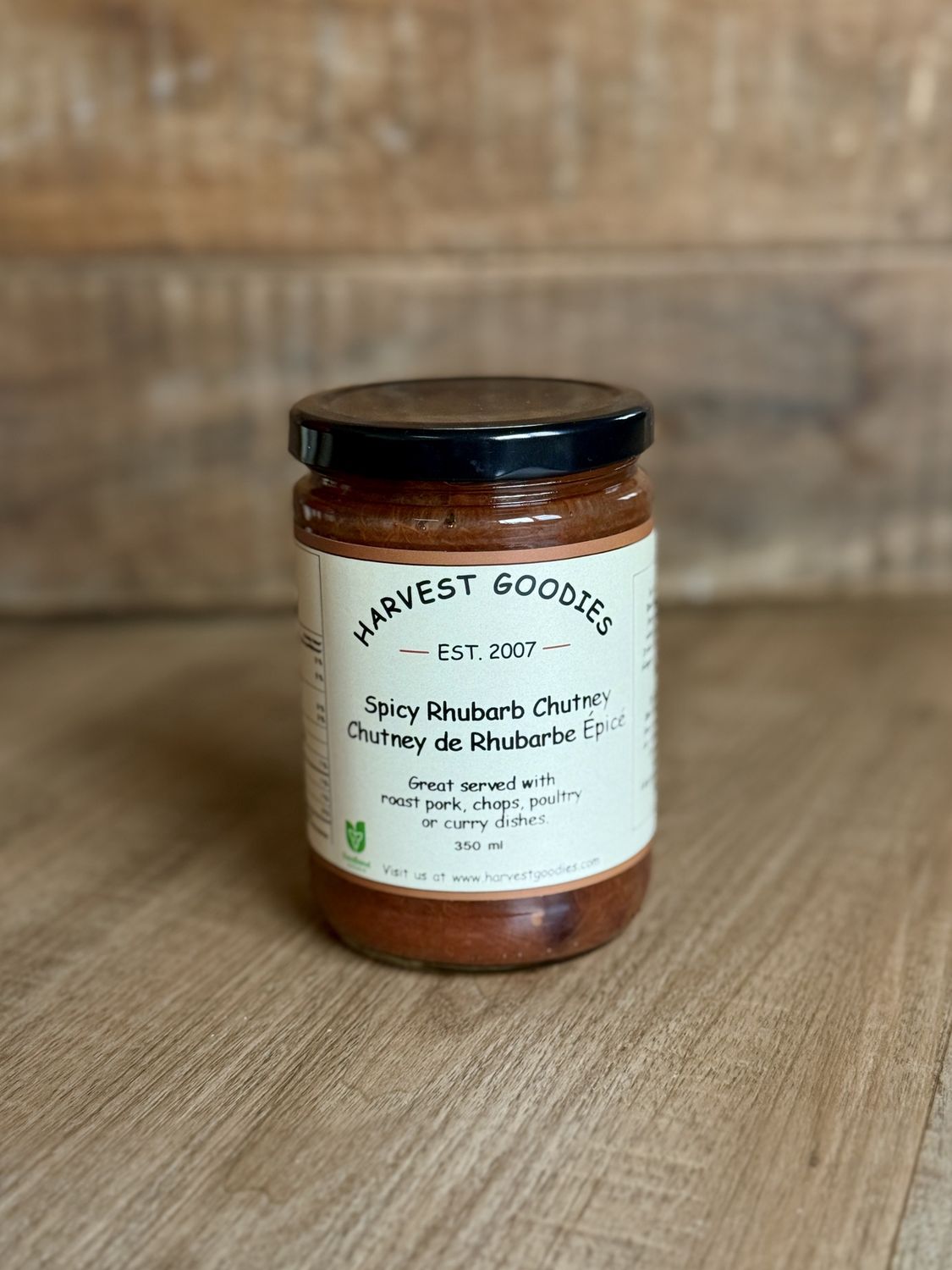Harvest Goodies - Spicy Rhubarb Chutney - 350ml
