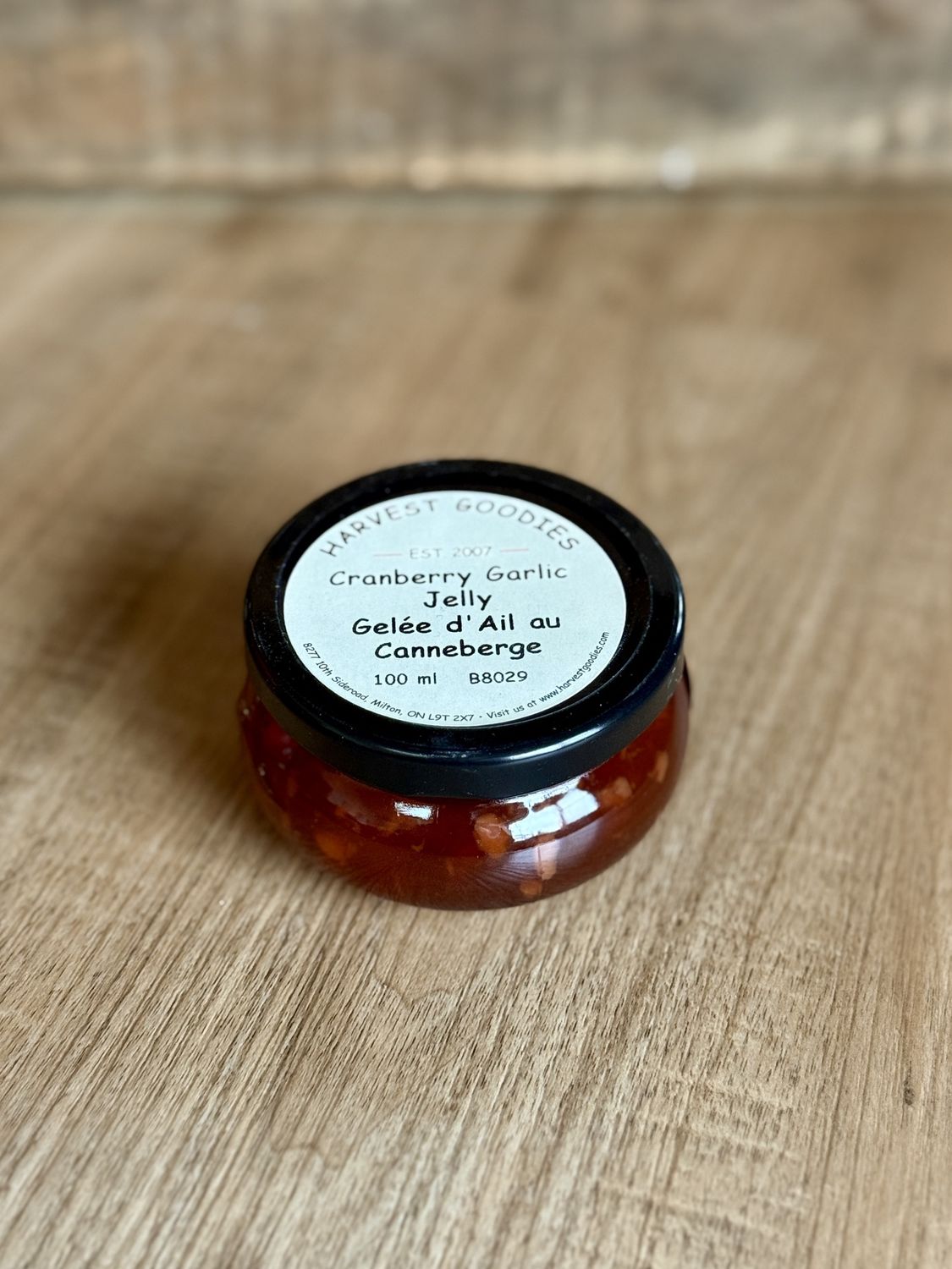 Harvest Goodies - Cranberry Garlic Jelly - 100ml