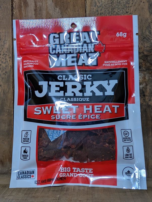 Great Canadian Meat - Sweet Heat Classic Jerky - 68g
