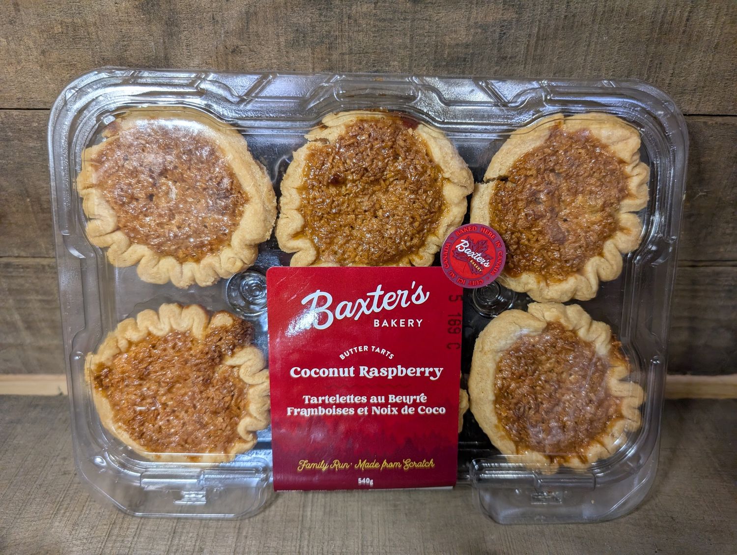 Baxter's - Coconut Raspberry Butter Tarts - 540g
