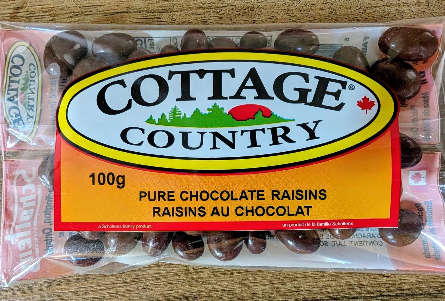 Cottage Country - Pure Chocolate Raisins - 100g