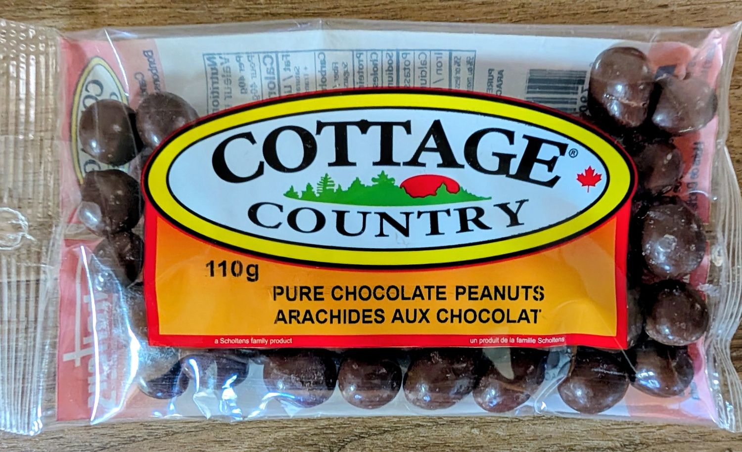Cottage Country - Pure Chocolate Peanuts - 110g