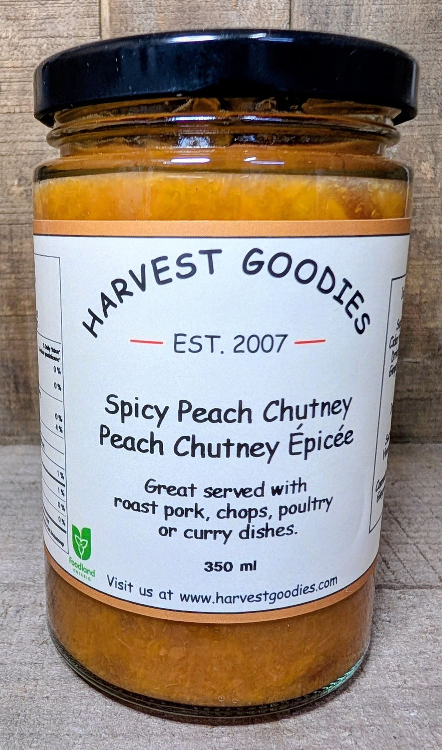 Harvest Goodies - Spicy Peach Chutney 350ml