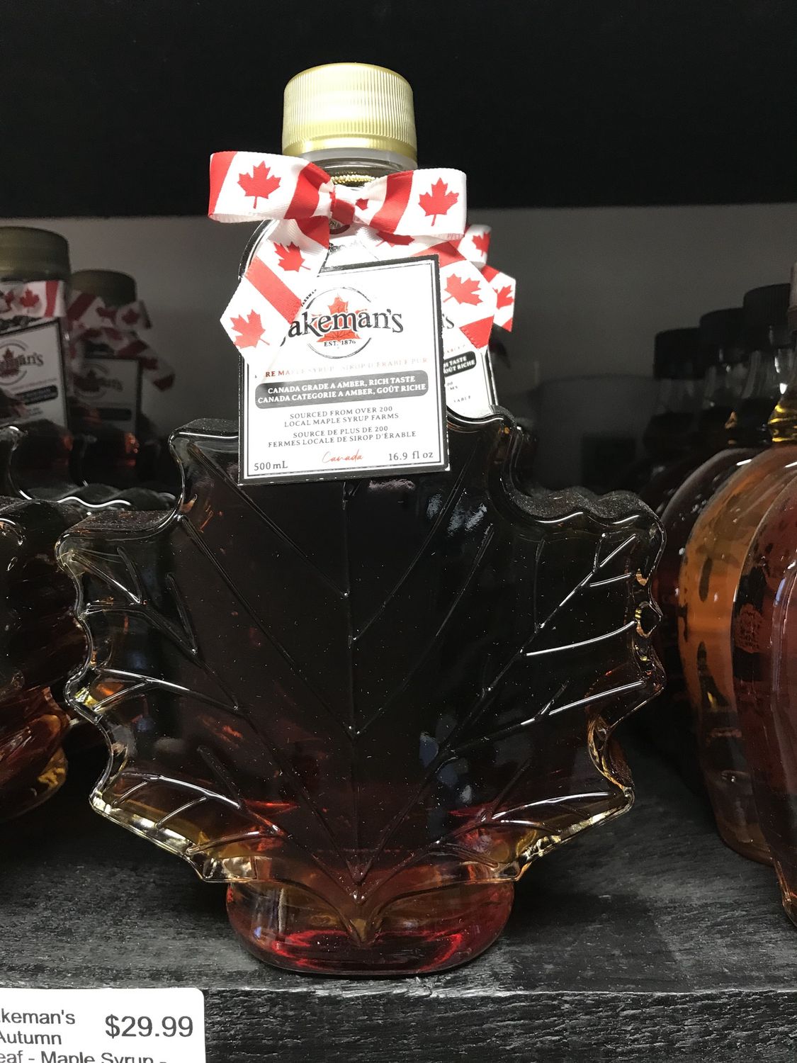 Jakeman's - Autumn Leaf - Maple Syrup - 500ml