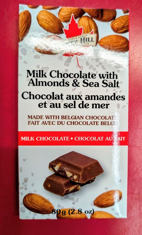 Turkey Hill - Milk Chocolate Almonds &amp; Sea Salt  Bar - 80g