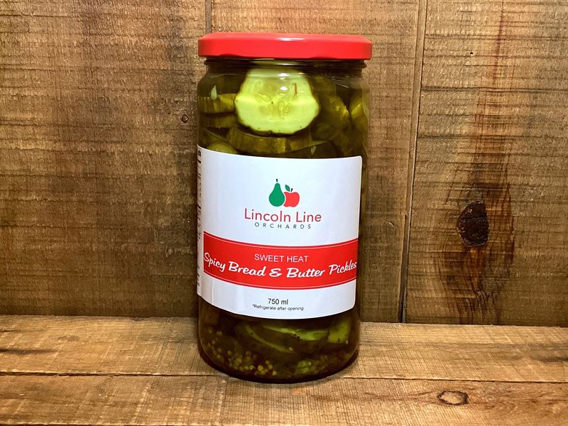 Spicy Bread &amp; Butter Pickles 750ml