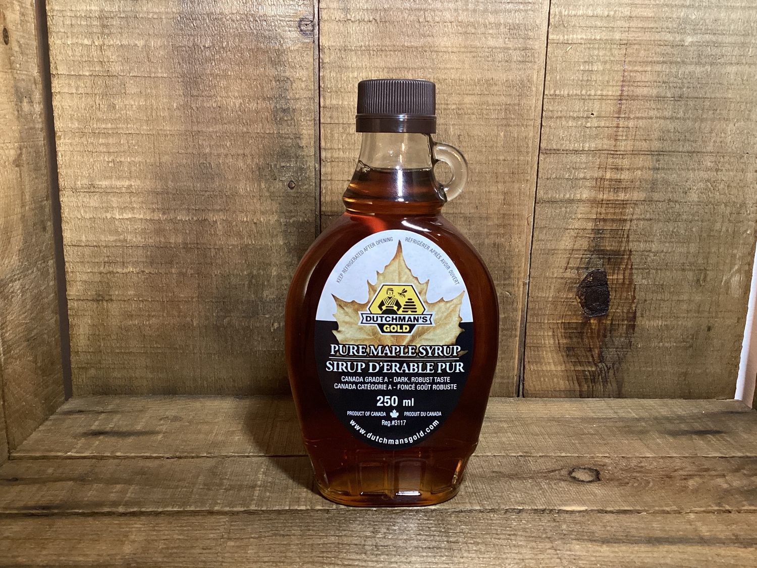 Dutchman’s Gold - Maple Syrup - Glass, Size: 250ml