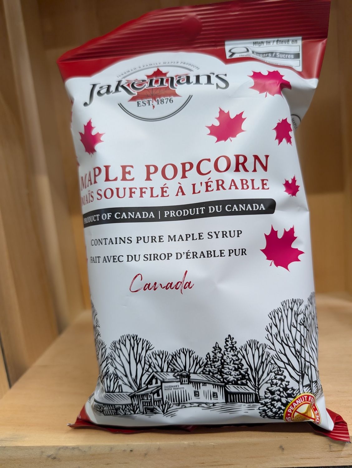 Jakeman’s - Maple Popcorn - 140g bag
