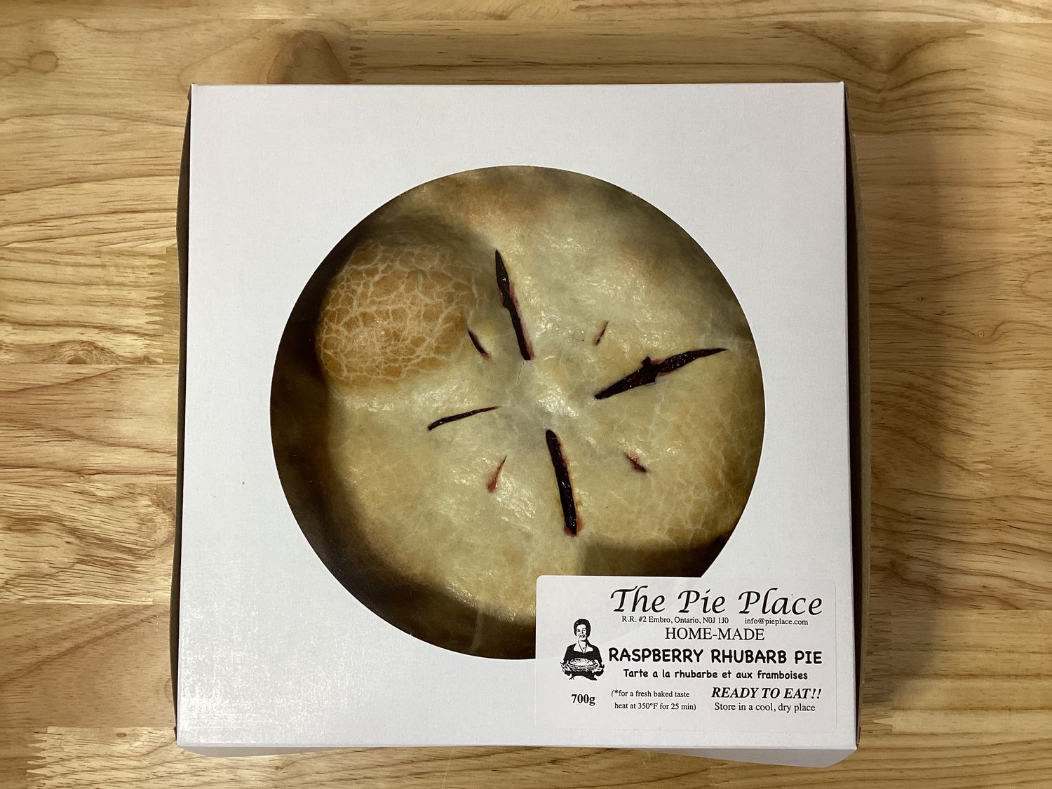 Raspberry Rhubarb Pie