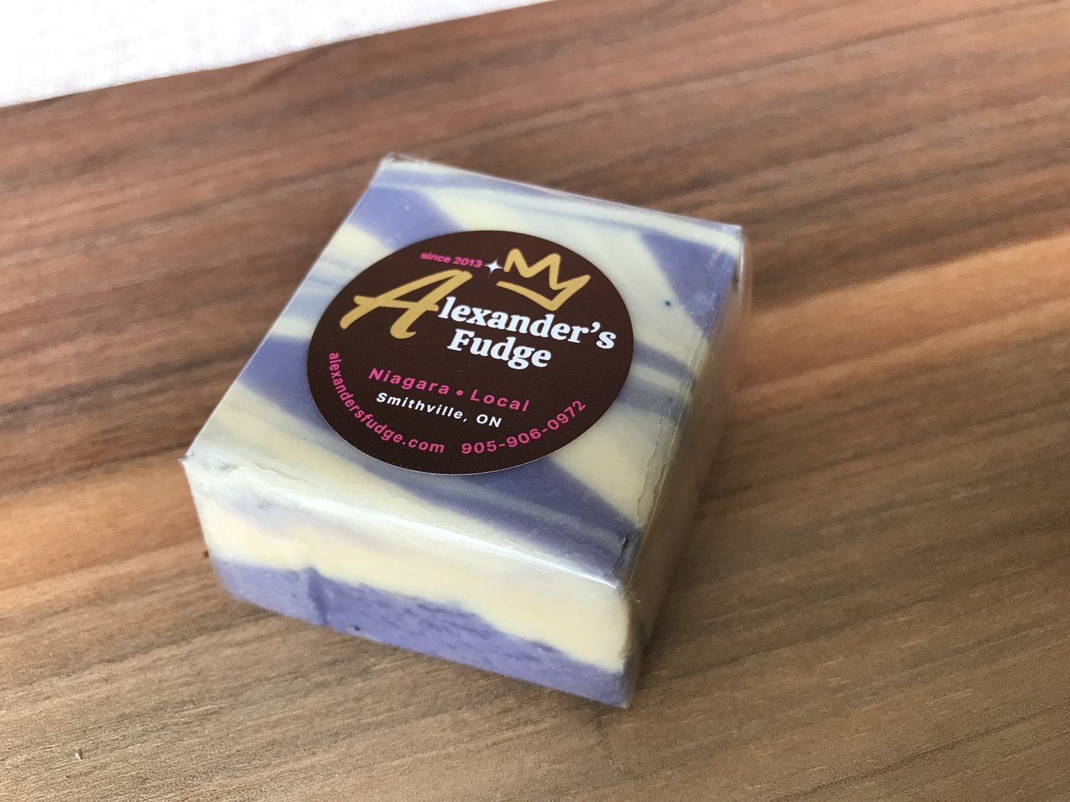 Alexander's Fudge - Blueberry Cheesecake