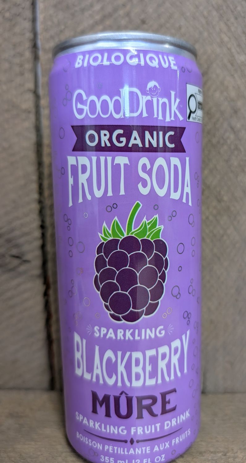 Good Drink - Sparkling Blackberry Fruit Soda - 355ml