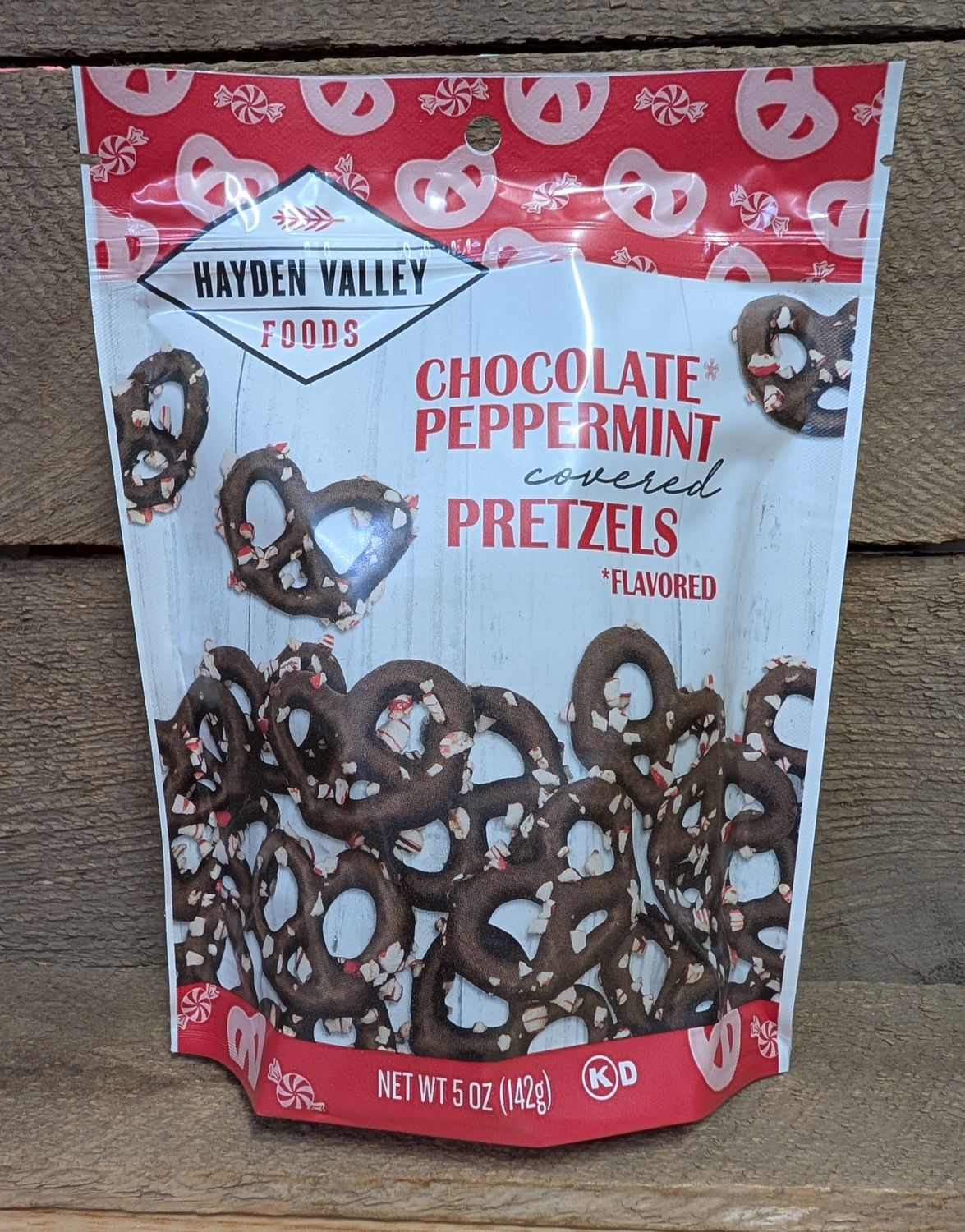 Hayden Valley - Peppermint Chocolate Pretzels - 142g