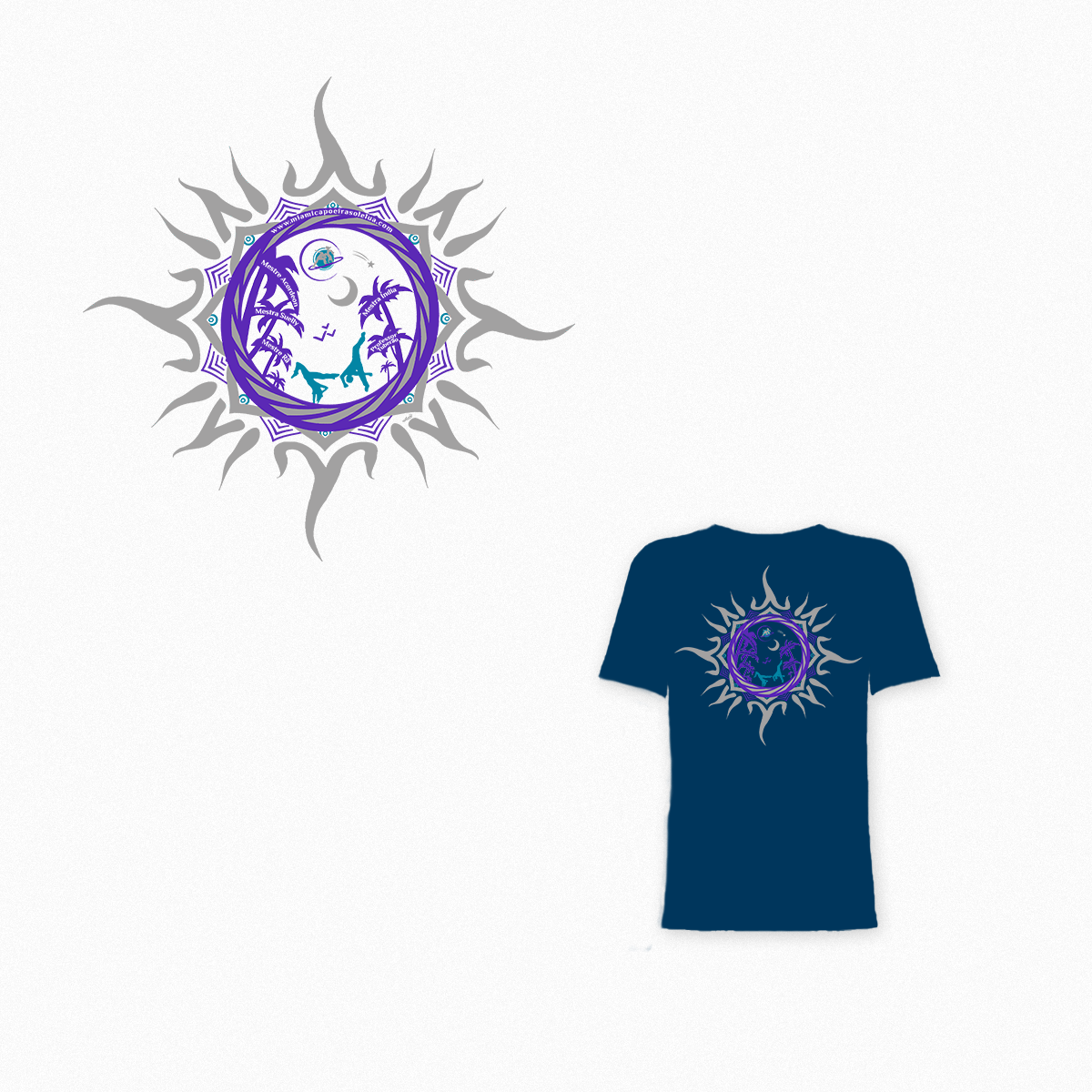 Miami Capoeira Sol e Lua Batizado and Encounter 2024 Kid&#39;s T-Shirt