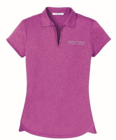 Ladies Port Authority Berry Heather Polo