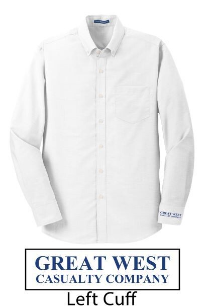 Port Authority White Oxford Longsleeve Shirt