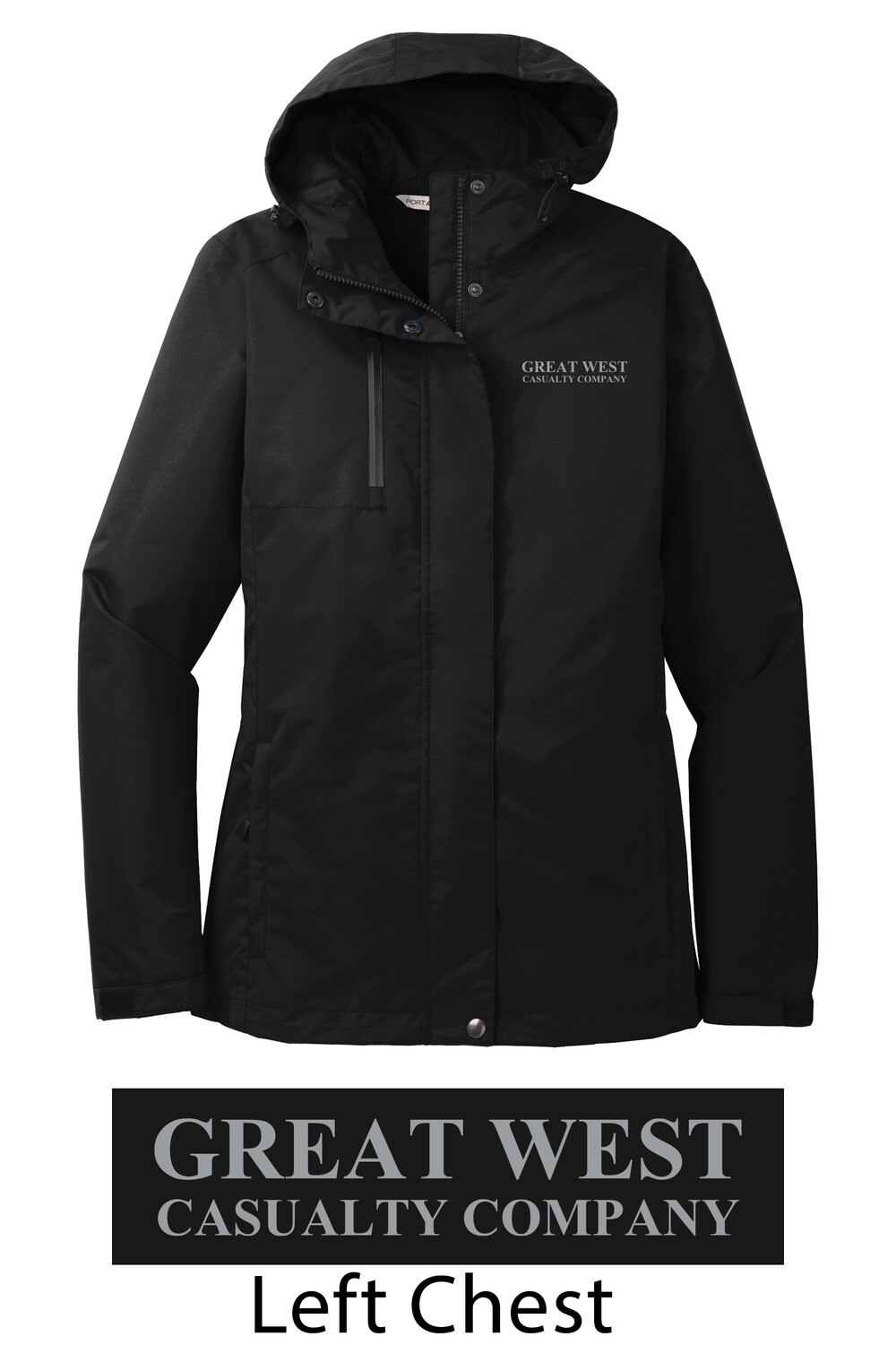 Ladies Port Authority Black All Conditions Jacket