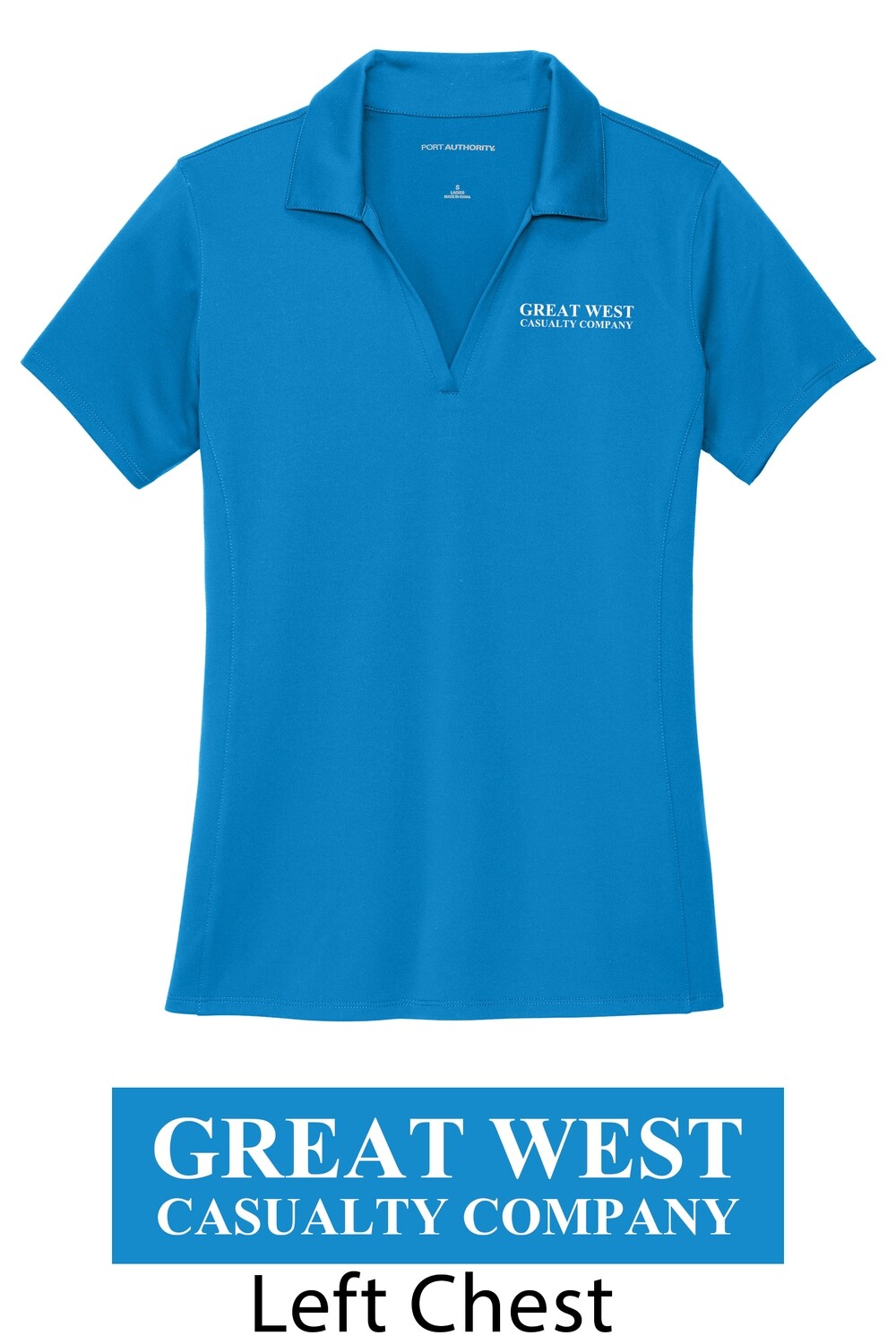 Port Authority Brilliant Blue Polo