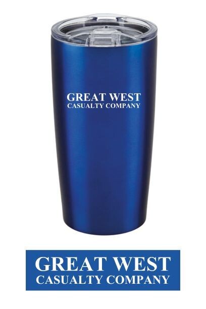 Everest 20oz Blue Tumbler