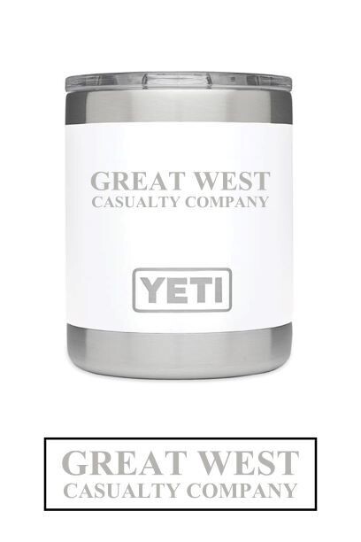 Yeti White 10oz Lowball