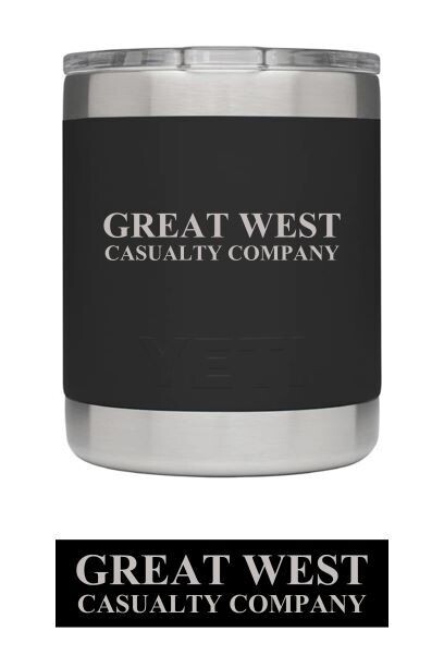 Yeti Black 10oz Lowball