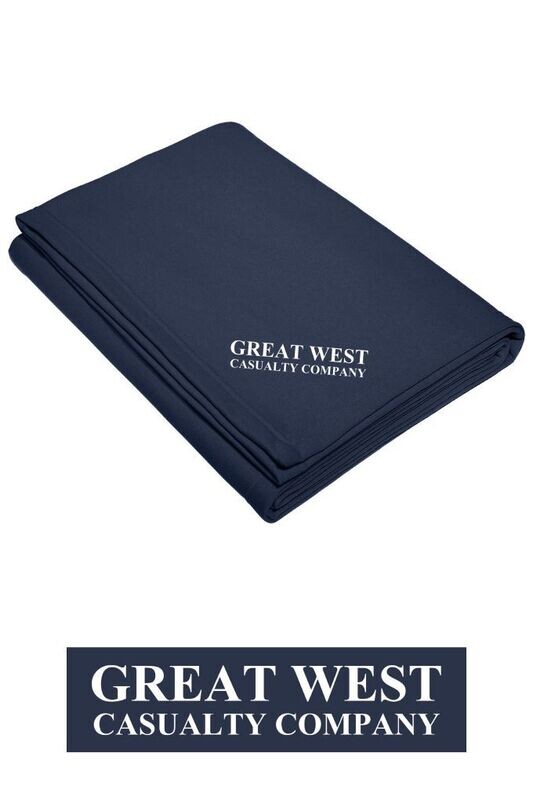 Great West Navy Fleece Blanket