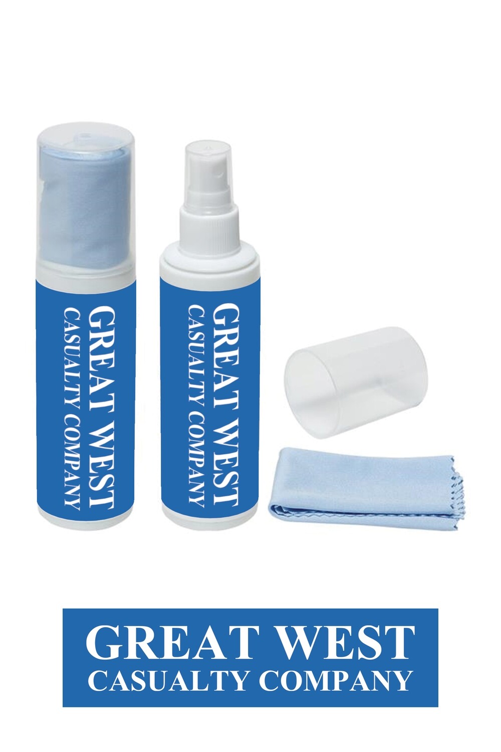 Great West Eye Glass Cleaner &amp; Cloth