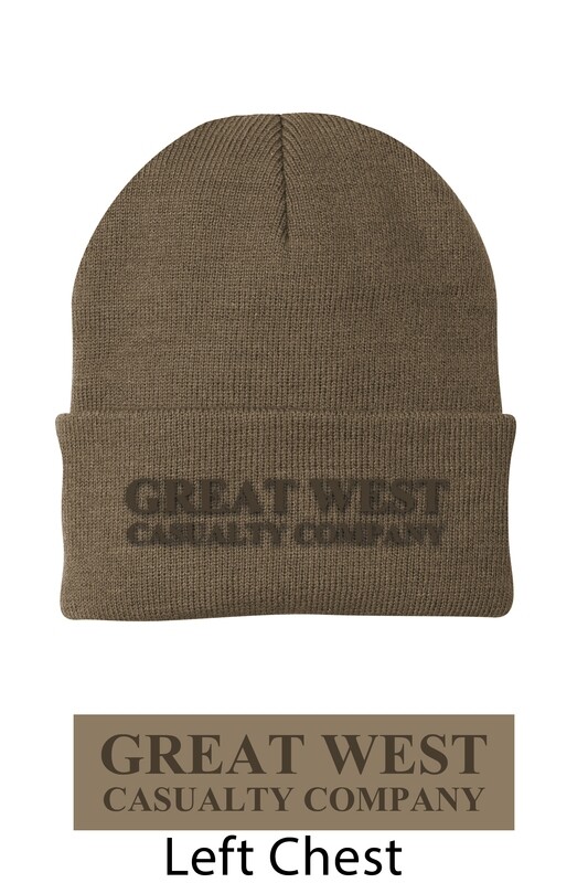 Port &amp; Company Knit Beanie - Woodland Brown