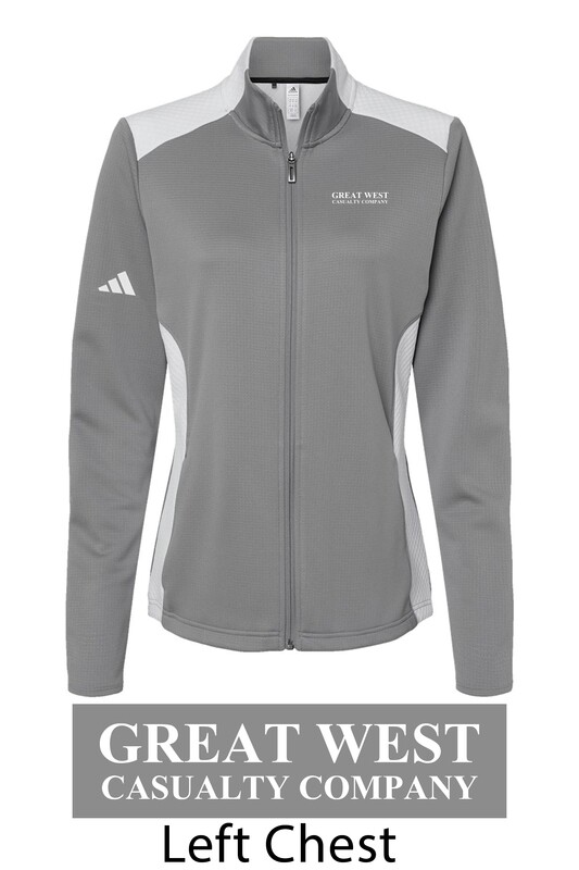 Ladies Adidas Mixed Media Full Zip