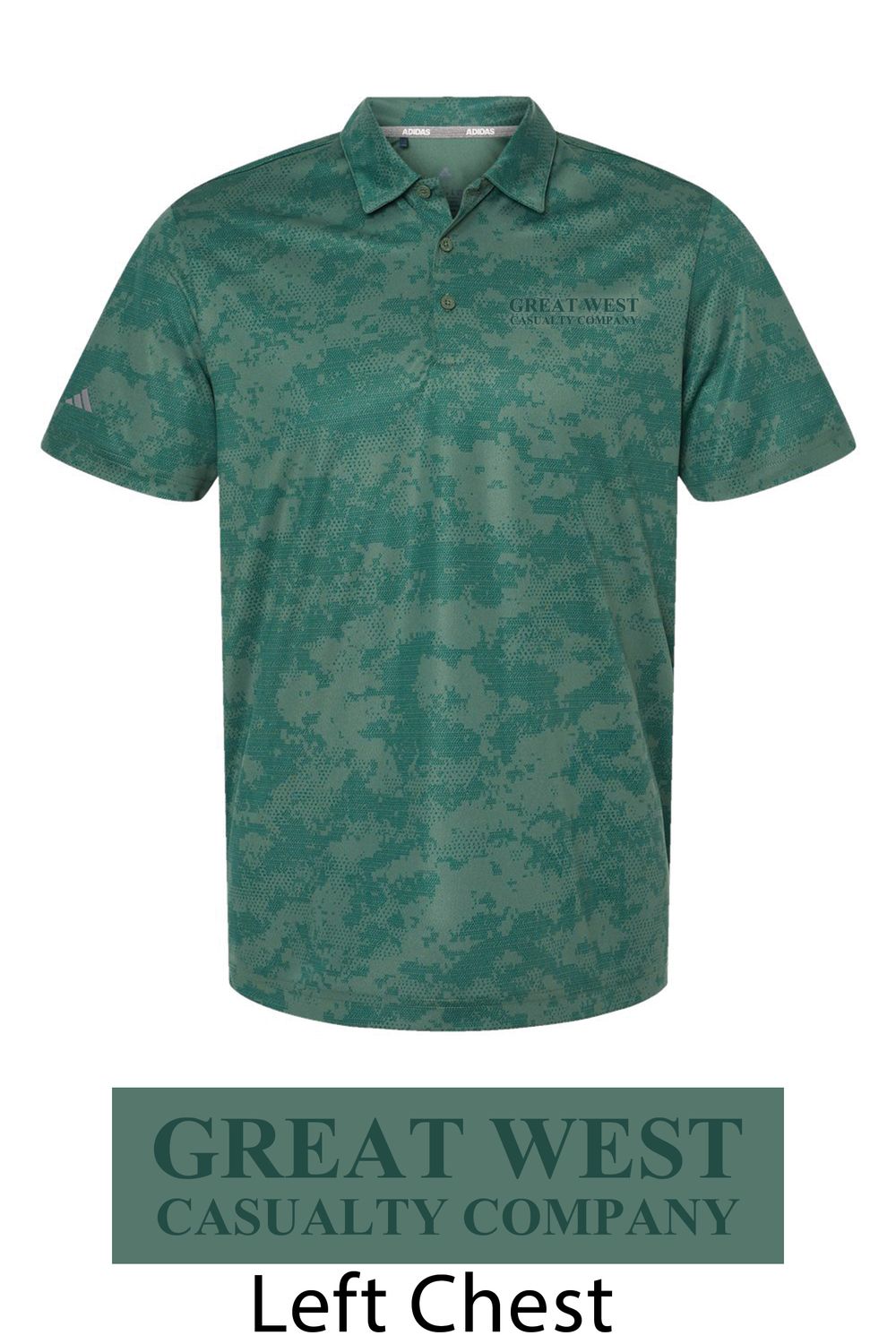 Men&#39;s Adidas Camo Polo