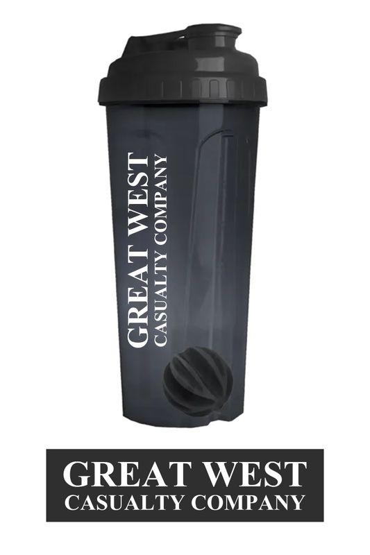 Great West Black Endurance Shaker with Mixing Ball