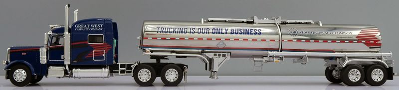 Great West 389 70&quot; Mid Roof Sleeper with Brenner Chemical Tanker