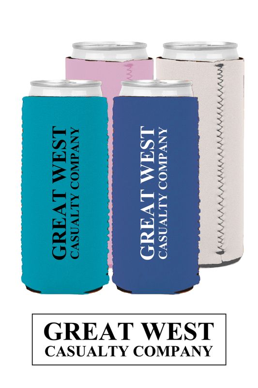 Great West Slim Can Koozies