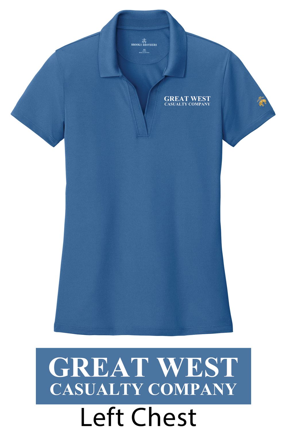 Ladies Brooks Brothers Pique Polo